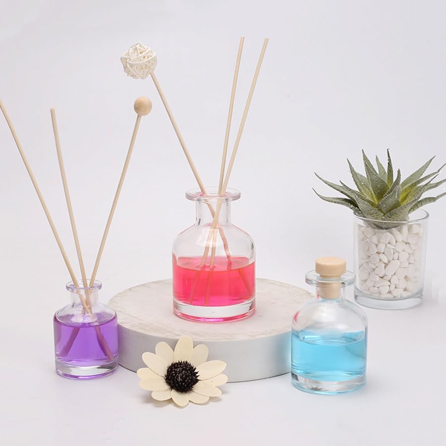 Vipolish 150ml Clear Glass Diffuser Bottle Empty Jar