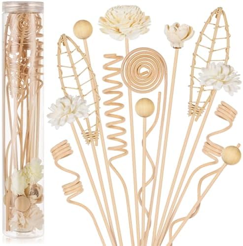 HFKPJRT 16Pcs Reed Diffuser Sticks Set