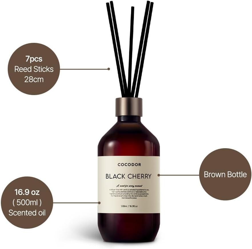 Cocodor Premium Reed Diffuser Set 169oz 5 Sticks