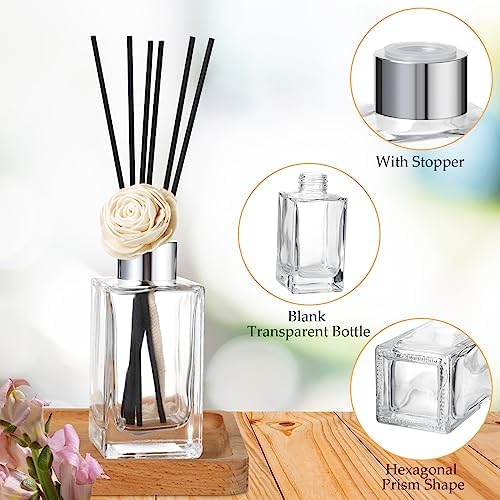 Tanlade 10 Piece Reed Diffuser Set Empty Bottles and Accessories