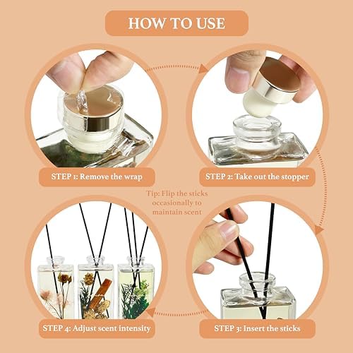 Aeviva Reed Diffuser Set 5 Fl Oz Rose Grapefruit Scent