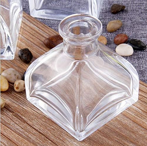 Square Glass Diffuser Bottles Set of 3 100ml 34 Fl Oz