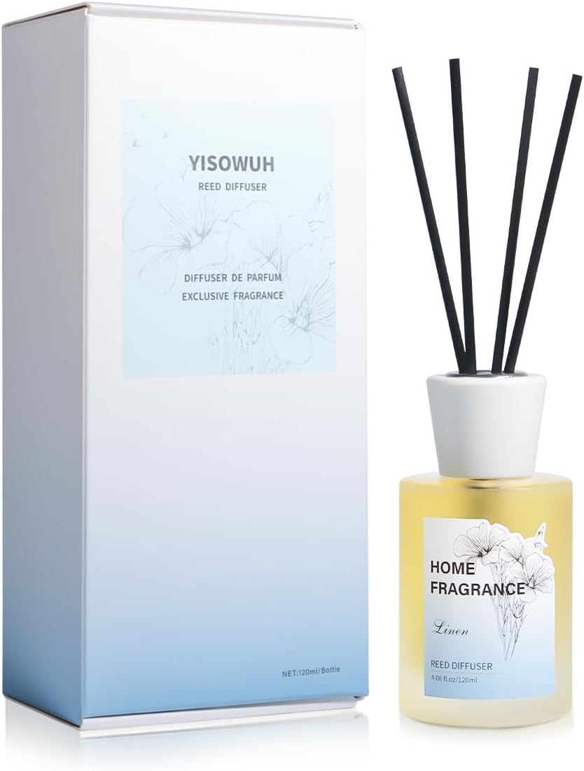 Linen Reed Diffuser Set with 8 Sticks 406oz