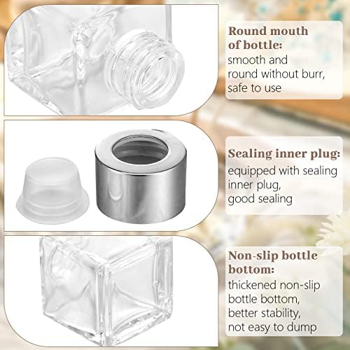 30 Piece Glass Diffuser Set with Silver Caps