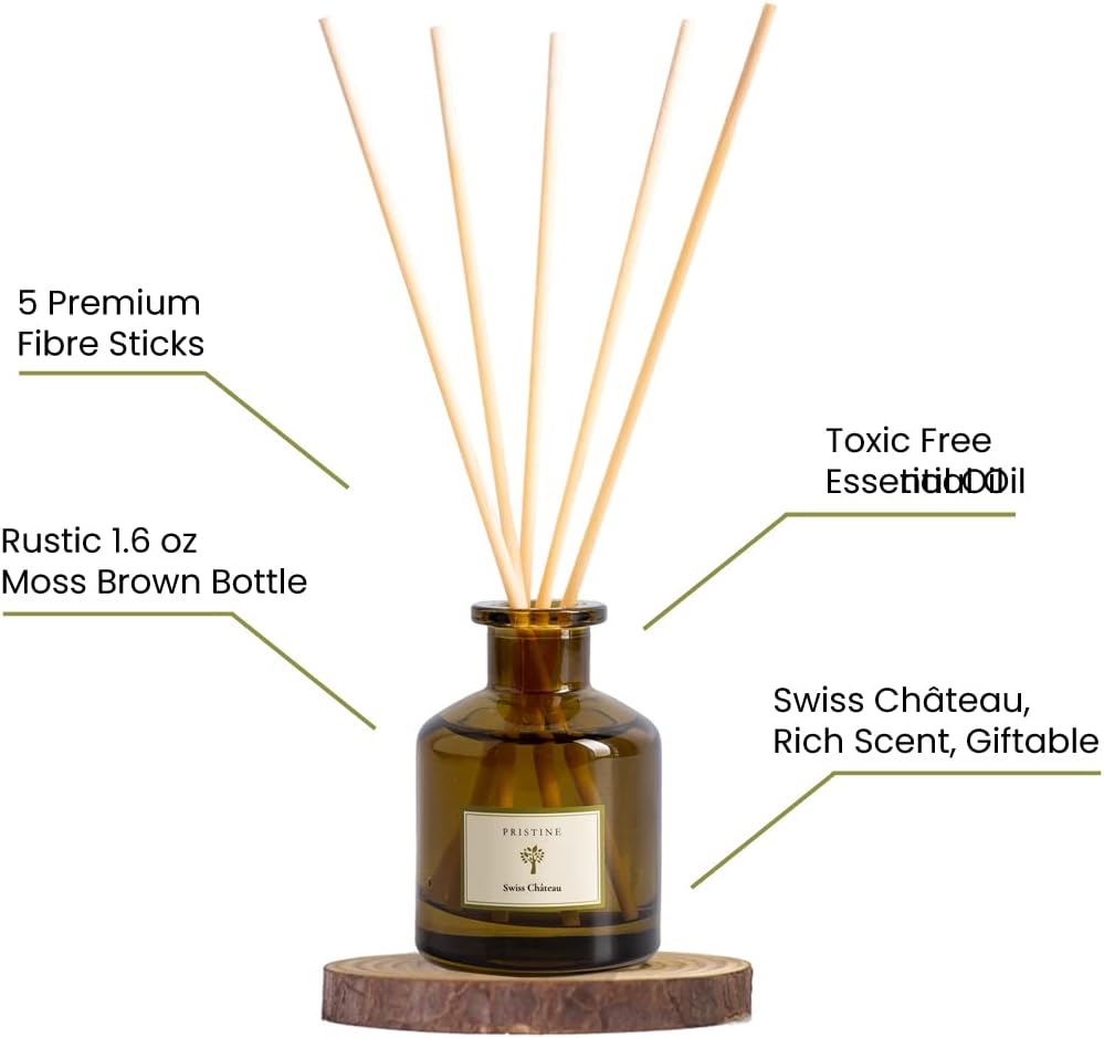 Pristine Fresh Cut Rose Reed Diffuser Set
