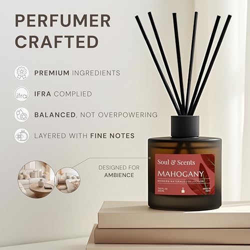 Soul Scents Reed Diffuser Set Mahogany