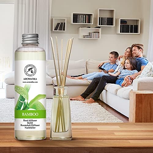 Bamboo Refill Reed Diffuser with Lemongrass Oil 68 Fl Oz