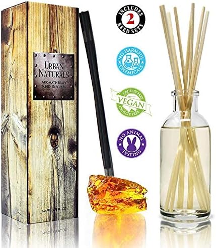 Urban Naturals Warm Vanilla Amber Reed Diffuser Set