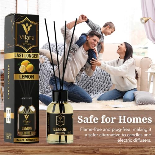 Lemon Reed Diffuser Set - Fresh Scented Diffusers
