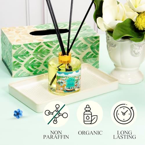 Azulfra Reed Diffuser Set 67oz Fresh Scent for Home