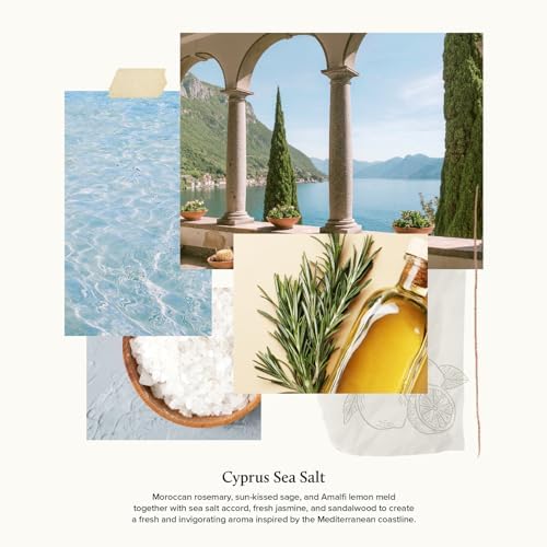 Thymes Cyprus Sea Salt Reed Diffuser Set - 4 Fl Oz