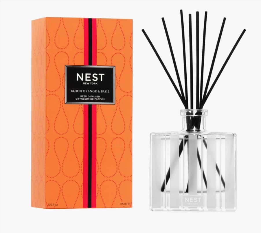 NEST Fragrances Blood Orange Basil Reed Diffuser Set
