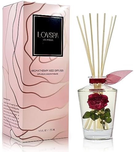 LOVSPA Purify Rosewater Reed Diffuser Set