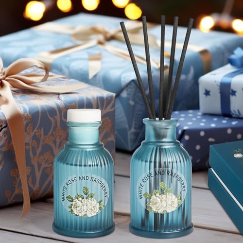 White Rose and Berries Reed Diffuser Set 2 Pack