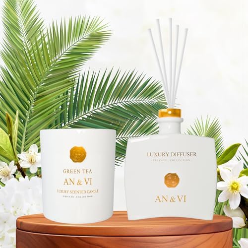 An Vi Lemongrass Green Tea Home Fragrance Set