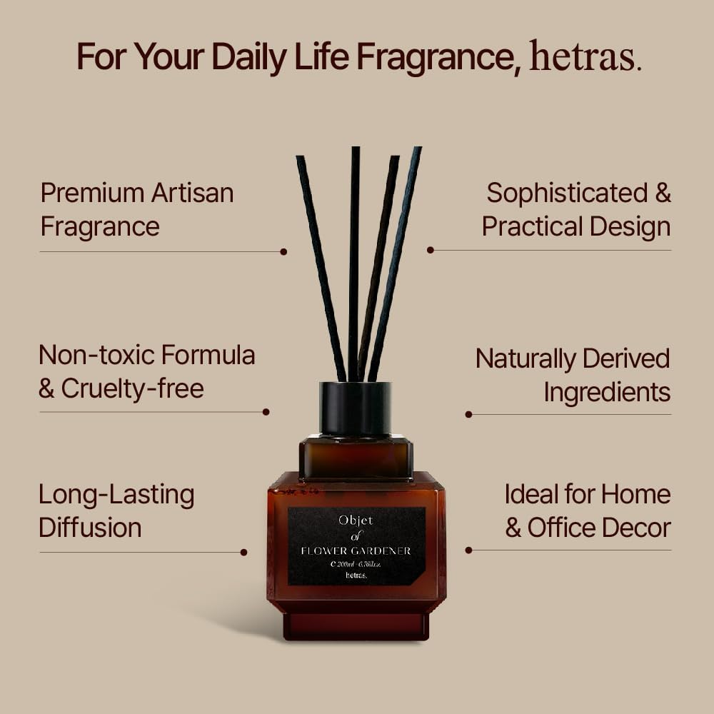 HETRAS Reed Diffuser Set 67 Fl Oz 2 Pack