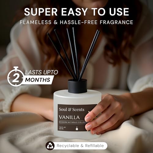 Soul Scents Vanilla Reed Diffuser Set
