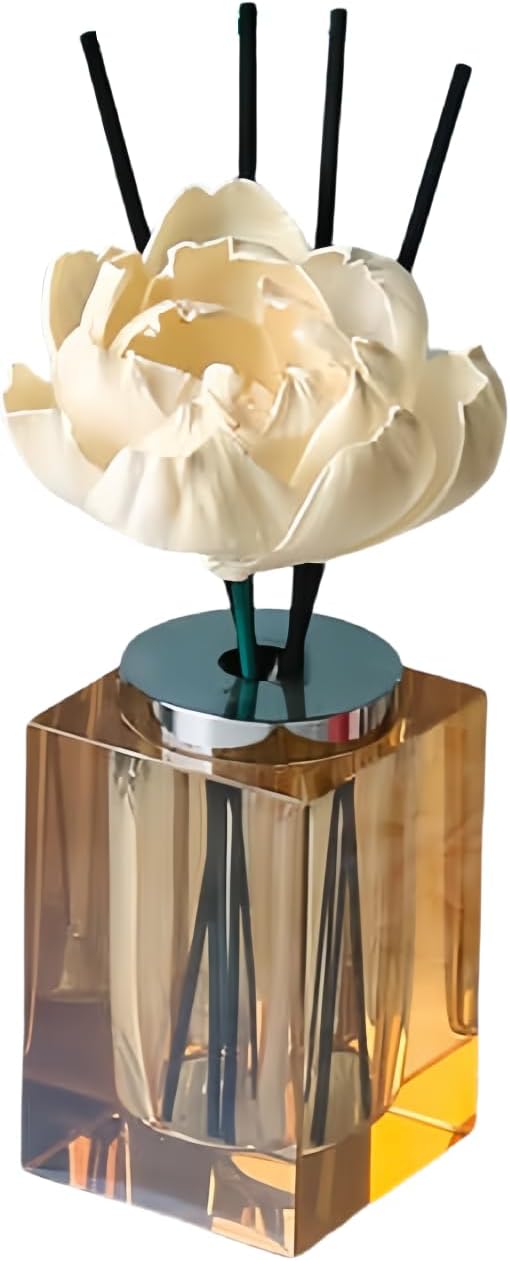 Hawan Crystal Glass Aromatherapy Bottle - Gold