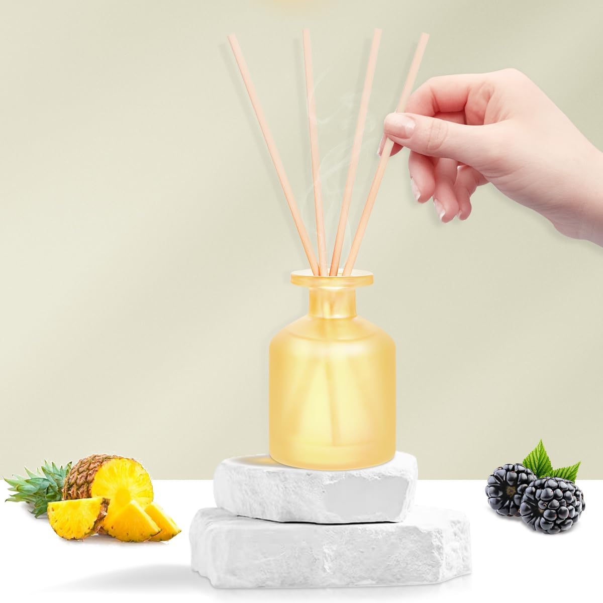 Blackberry Pineapple Reed Diffuser Set 338oz 8 Sticks