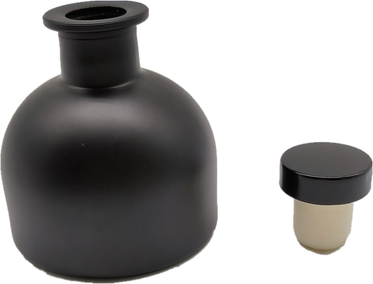 2PCS Matte Black Reed Diffuser Set