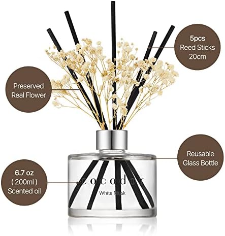 Cocodor Preserved Rose Reed Diffuser Set 67oz