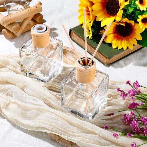 Mifoci 10 Piece Glass Diffuser Set with Sticks and Caps