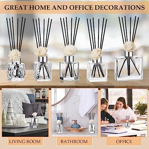 Tanlade 10 Piece Reed Diffuser Set Empty Bottles and Accessories