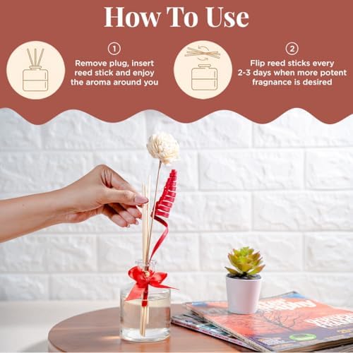Folkulture Reed Diffuser Set 5oz Vanilla Scent