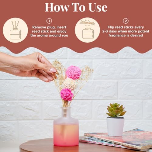 Folkulture Cherry Blossom Reed Diffuser Set