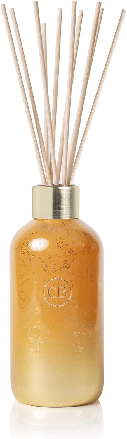 Capri Blue Glimmer Reed Diffuser Set - Pumpkin Dulce