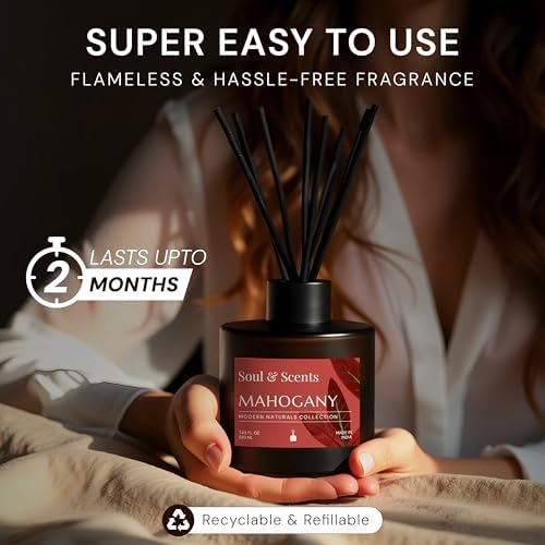Soul Scents Reed Diffuser Set Mahogany