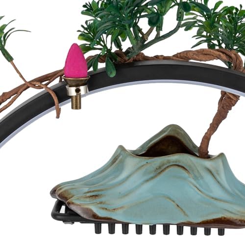 Tabletop Fountain with LED Light and Mist Atomizer