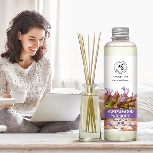 Sandalwood Patchouli Reed Diffuser Refill 64 FL Oz