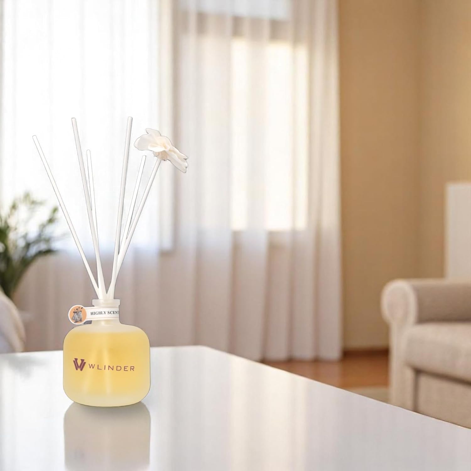 Wlinder Premium Reed Diffuser Set Oud Bergamot