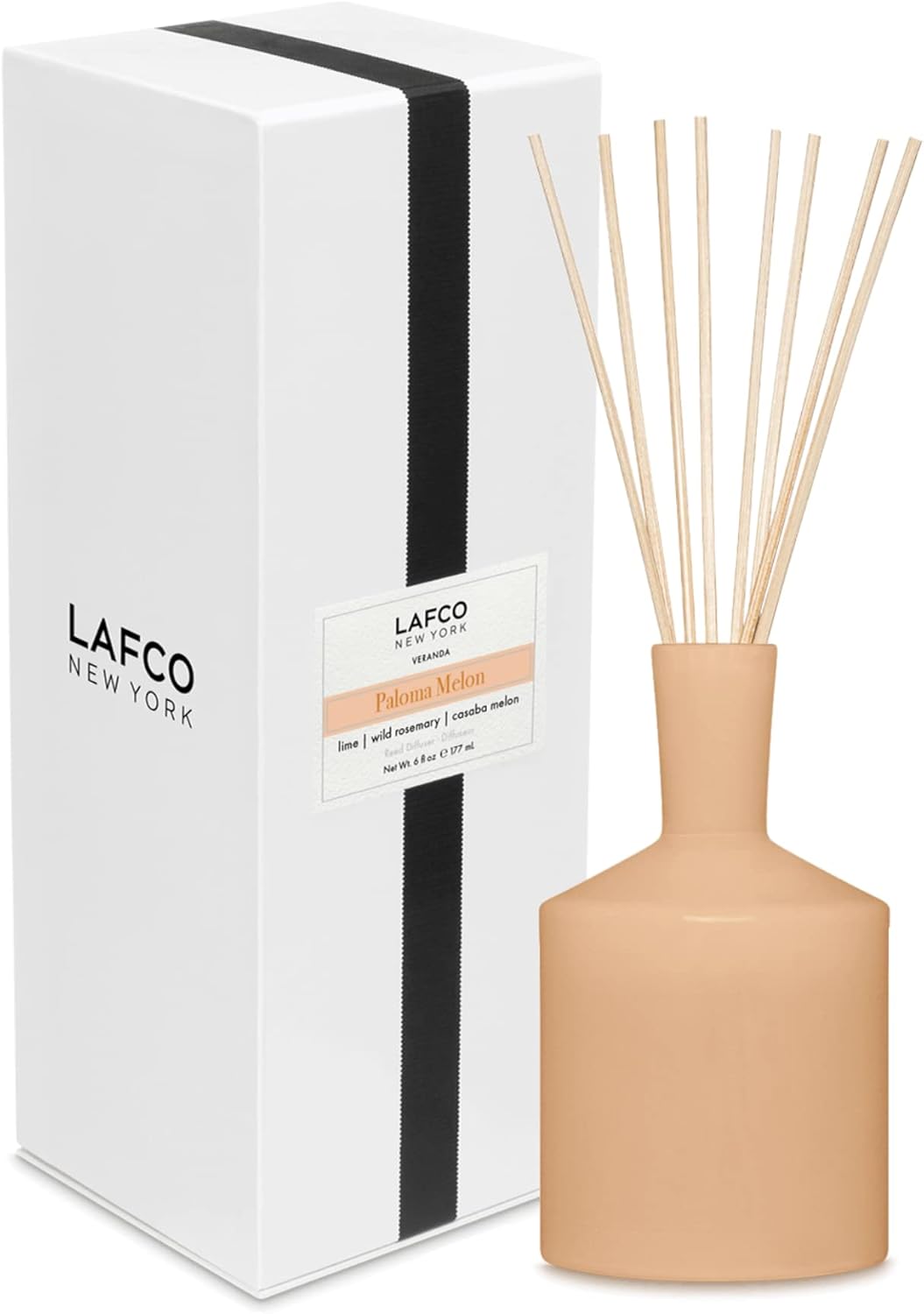 LAFCO New York Classic Reed Diffuser Paloma Melon 6 oz