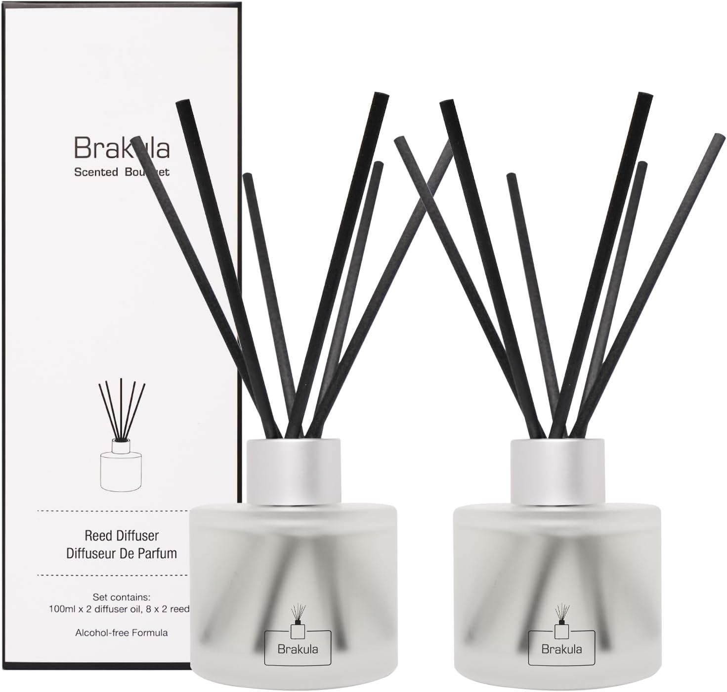 Brakula Reed Diffuser Set - Eucalyptus Mint Scented