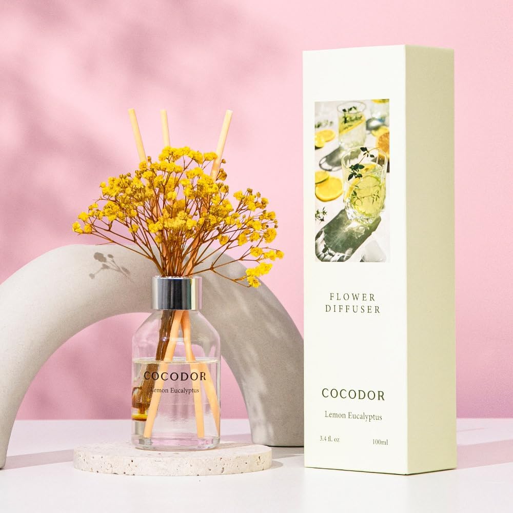Cocodor Lemon Eucalyptus Reed Diffuser Set