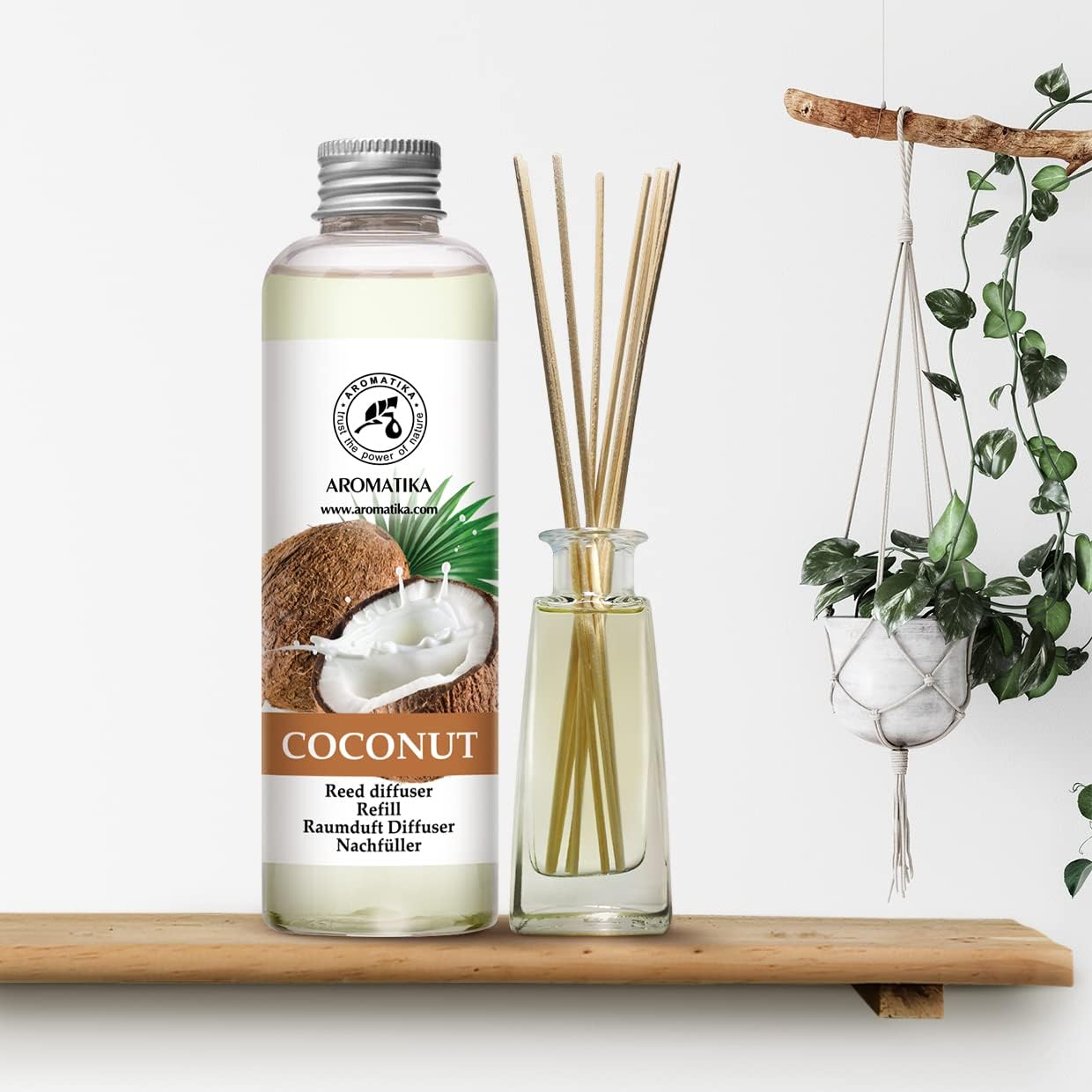 Coconut Scented Reed Diffuser Refill 68 Fl Oz