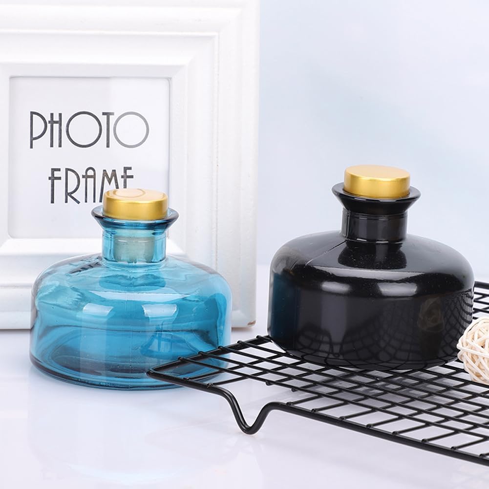 VASANA 200 ml Empty Glass Diffuser Bottle Black