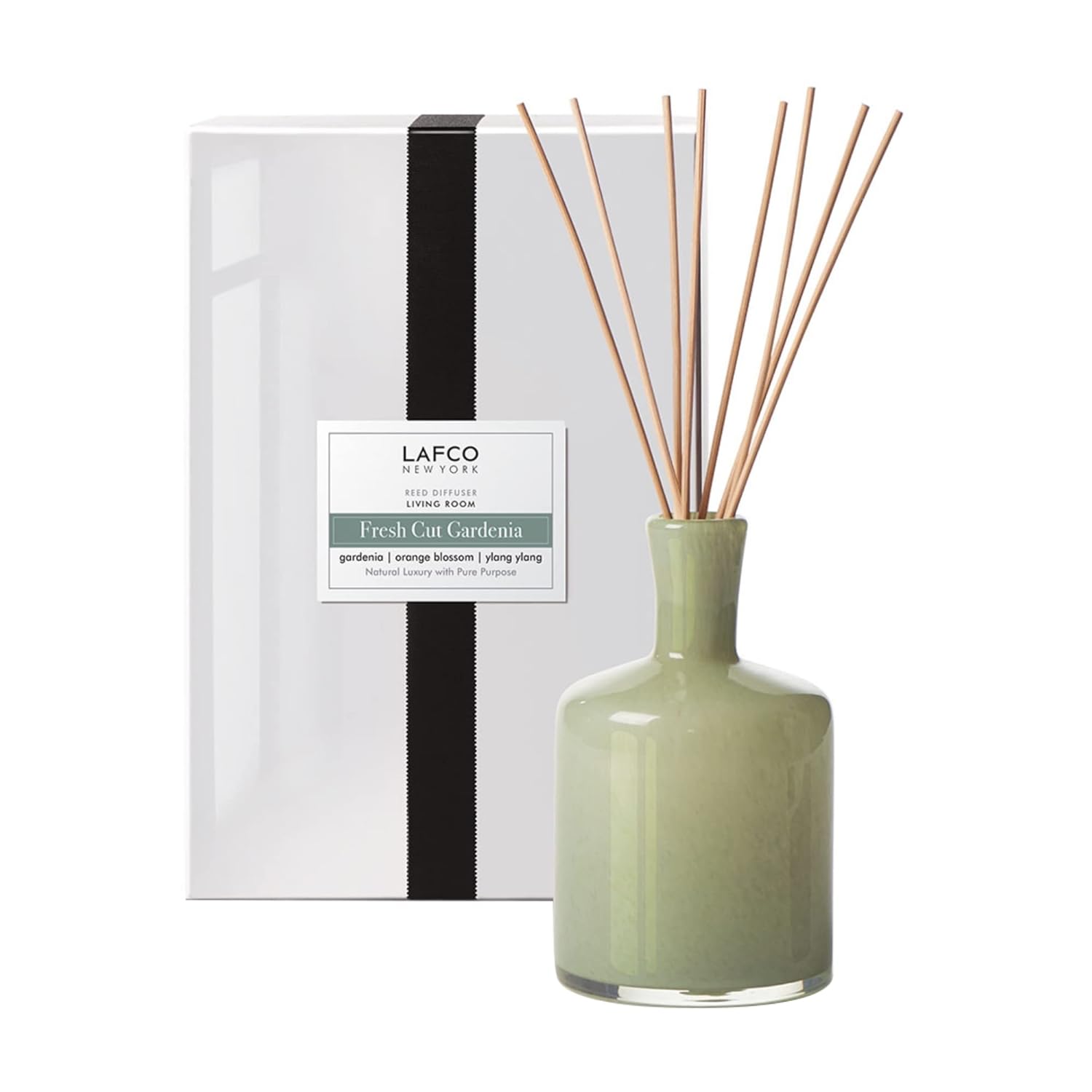 LAFCO New York Signature Reed Diffuser Fresh Cut Gardenia 15 oz