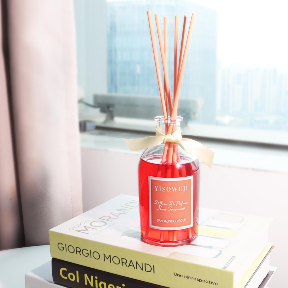 Sandalwood Rose Reed Diffuser Set 250ml with 8 Sticks