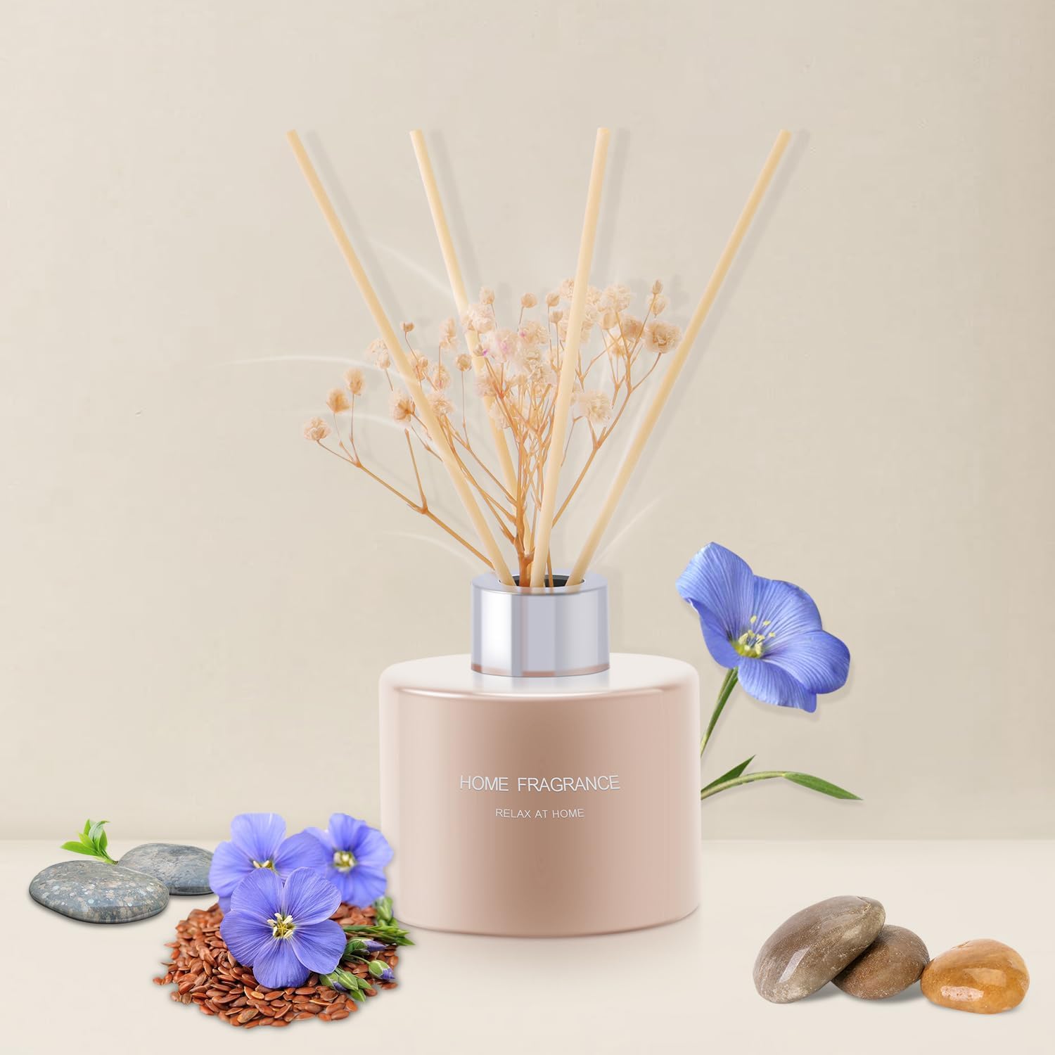 Lodeur Vill Reed Diffuser Set 406 Oz Clean Linen Scent