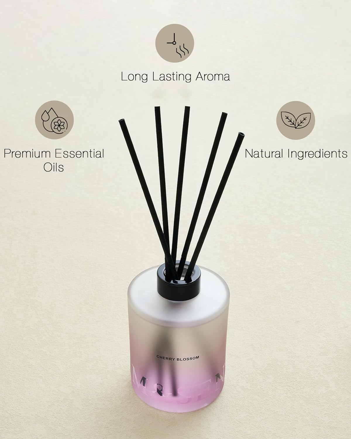 MSENSE Cherry Blossom Reed Diffuser Set