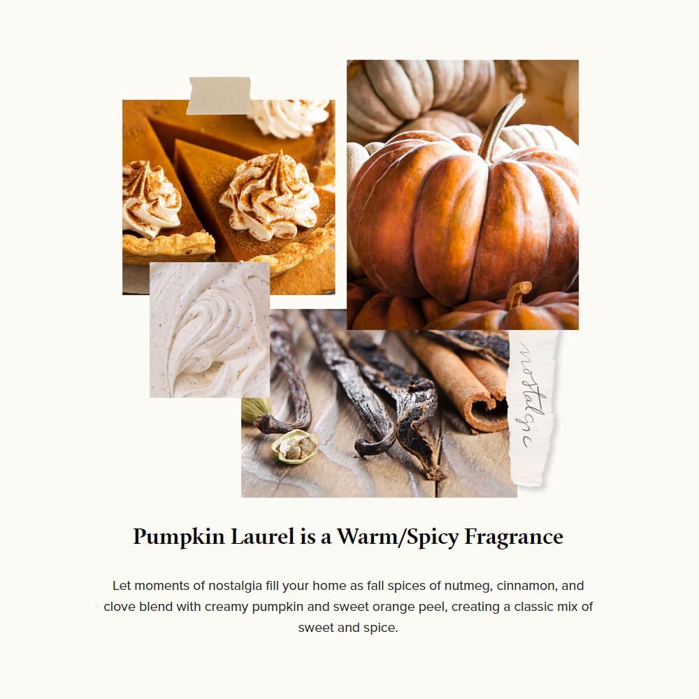 Thymes Petite Oil Reed Diffuser Set - Burnt Orange Fall Fragrance