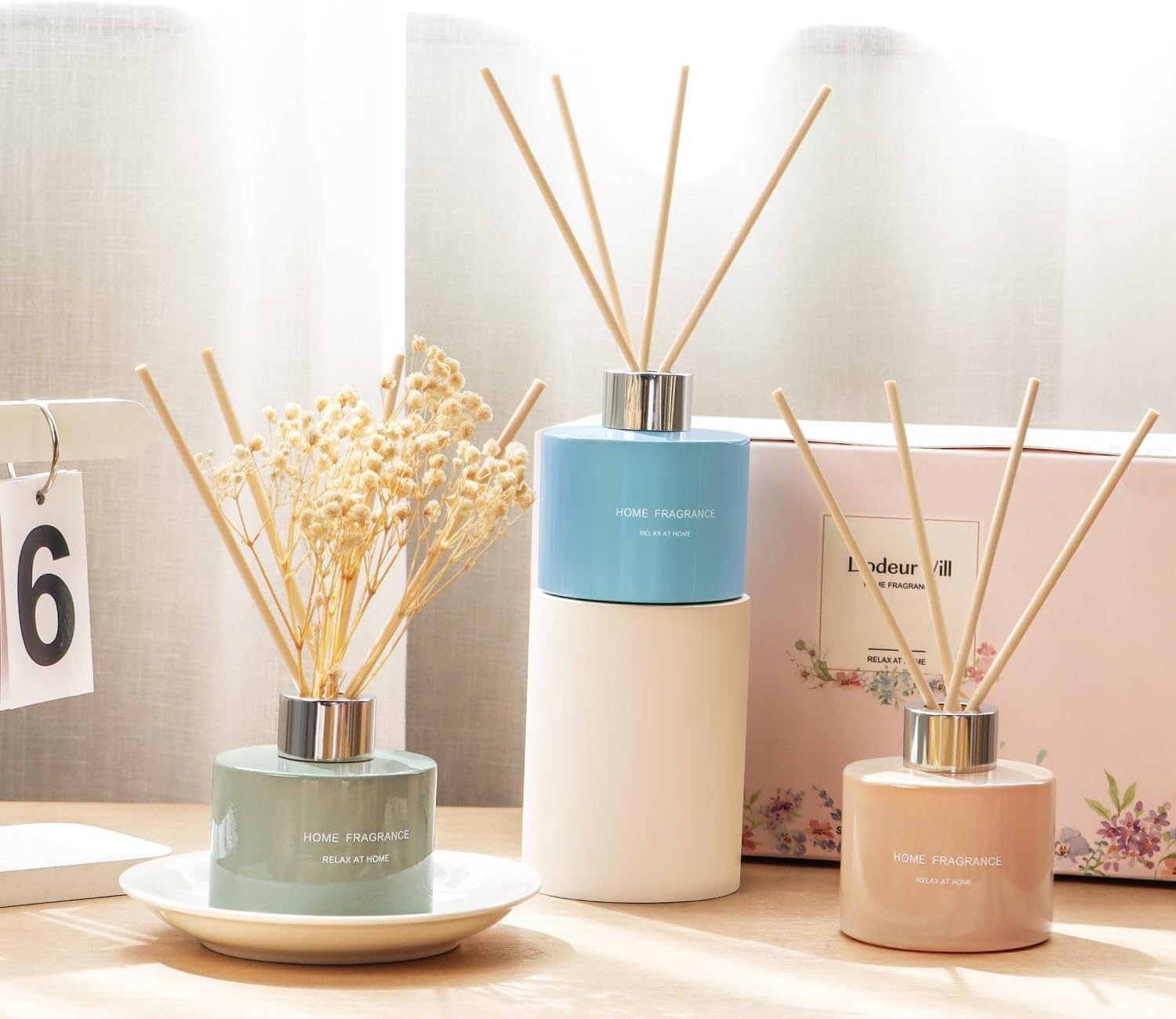 Lodeur Vill 3-Piece Reed Diffuser Set