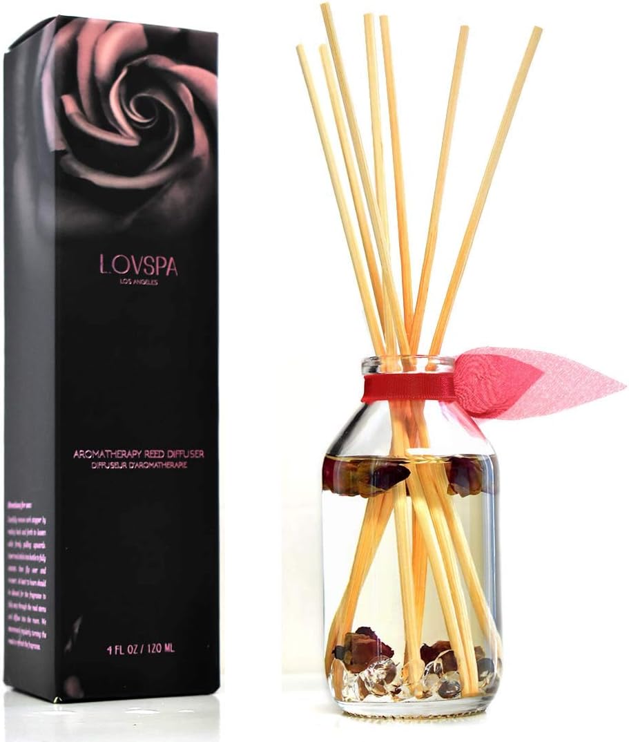 LOVSPA Velvet Rose Reed Diffuser Set