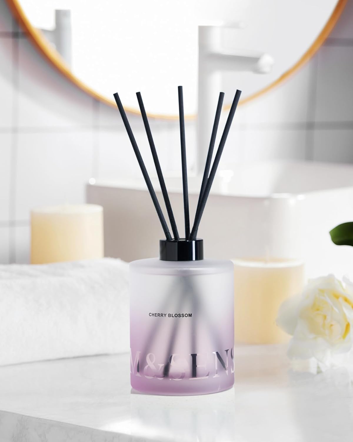 MSENSE Cherry Blossom Reed Diffuser Set