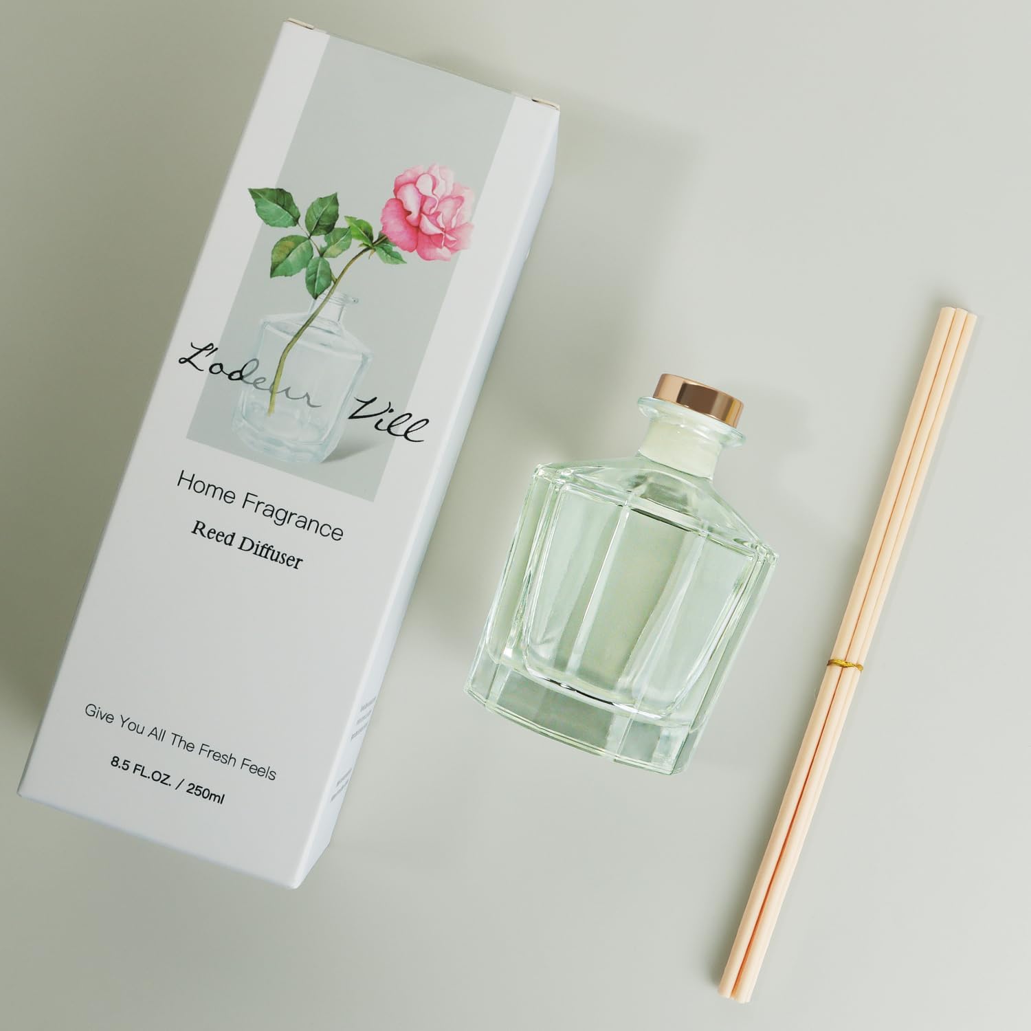 Lodeur Vill Vanilla Reed Diffuser Set