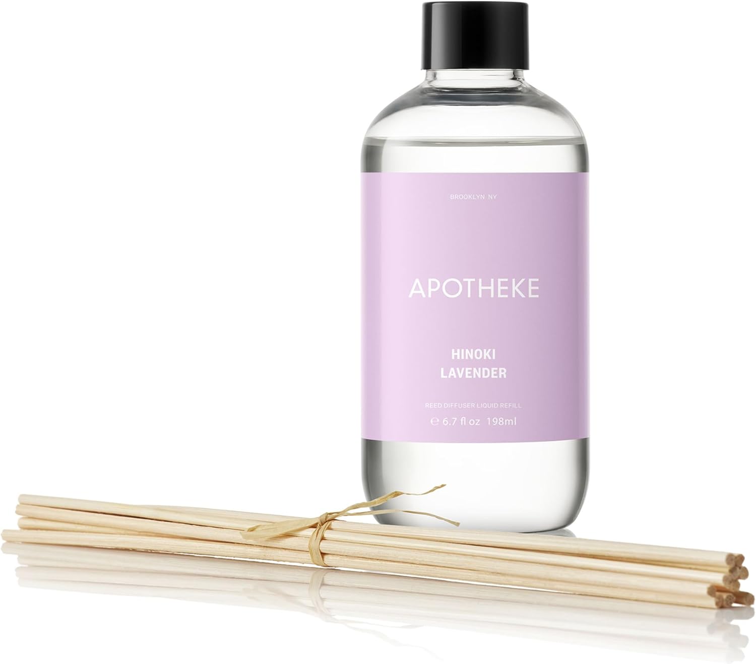 Apotheke Hinoki Lavender Reed Diffuser Refill Set