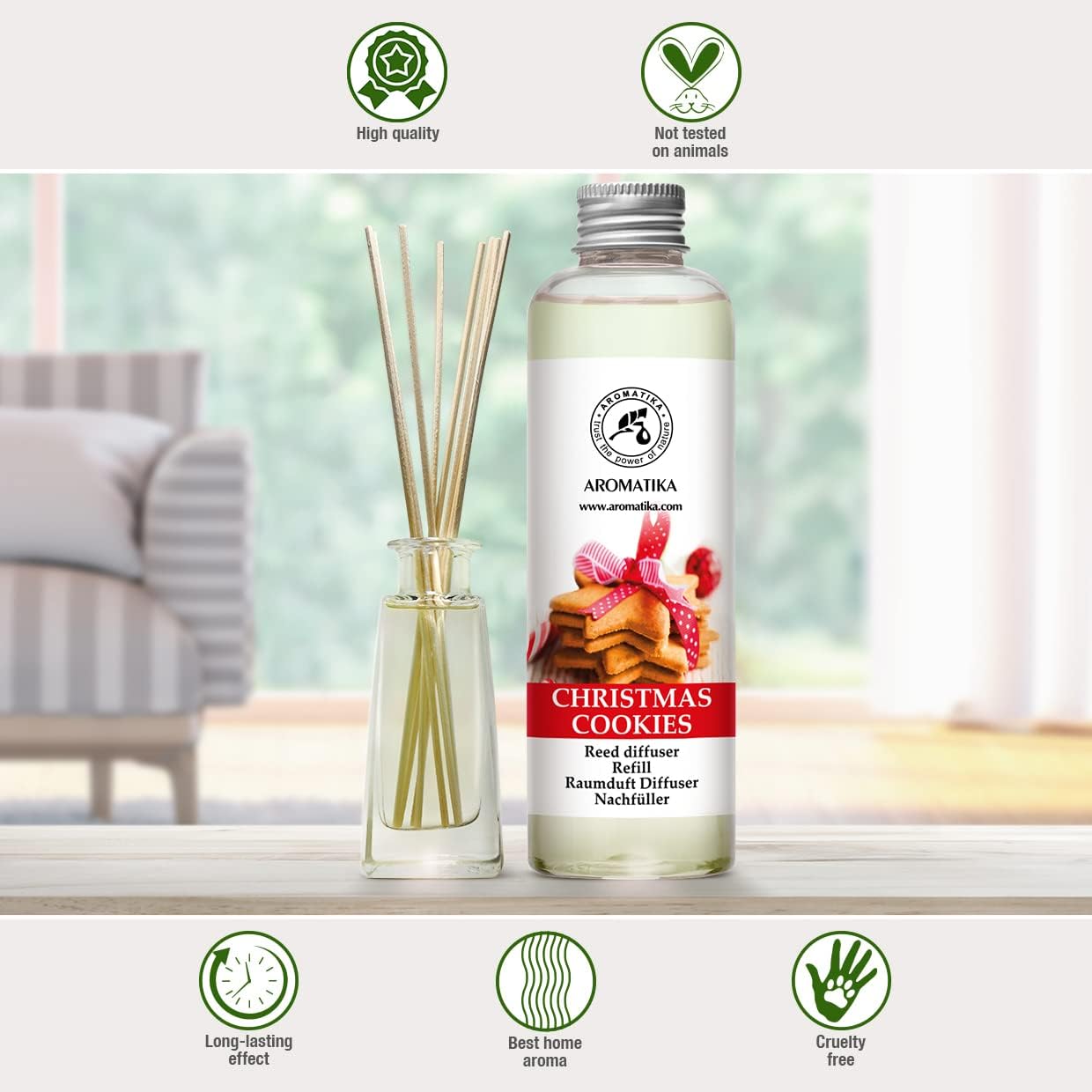 Christmas Cookies Refill Reed Diffuser 68 Fl Oz